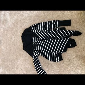 Black and white cardigan